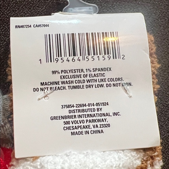 Wondershop Kids Santa and Gingerbread Socks - Red and Brown - NWT - Picture 3 of 6